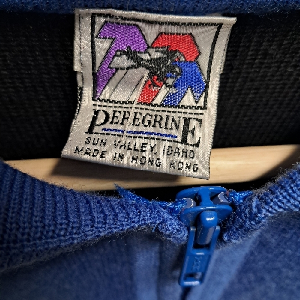 Vintage 100% Wool Peregrine Colorblock Sweater - Picture 5 of 5